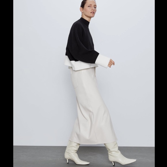 Zara cropped combo sweater - Picture 3 of 9